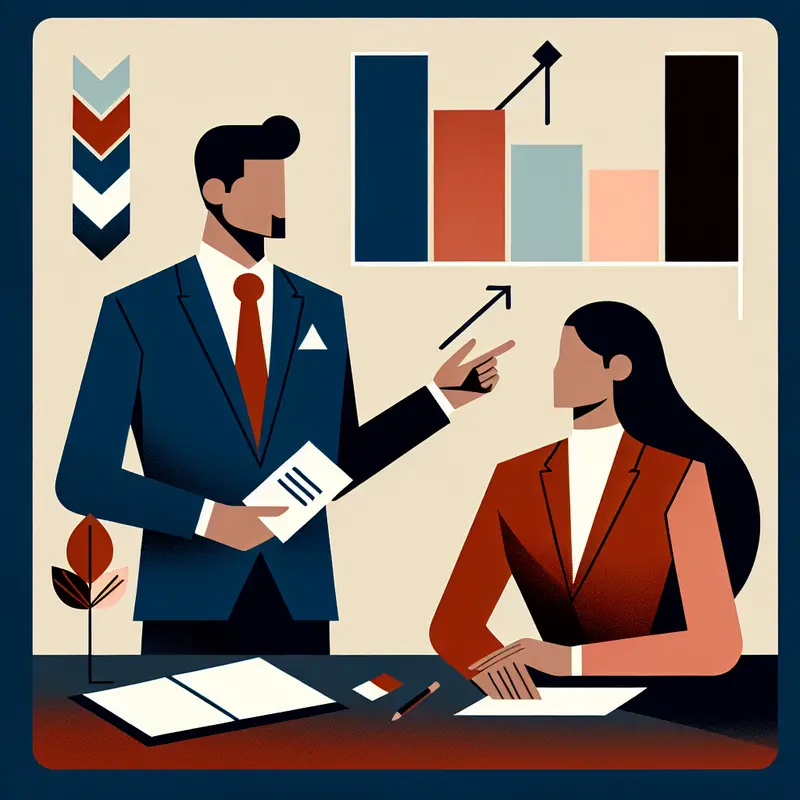 Kuvitus: Palkankorotuksen pyytäminen